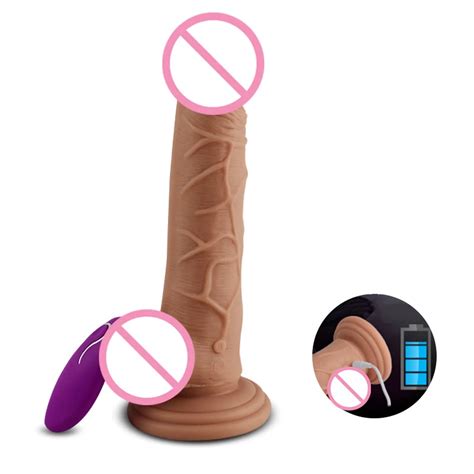 Frequency Silicone Realistic Dildo Vibrator Wireless Remote Control