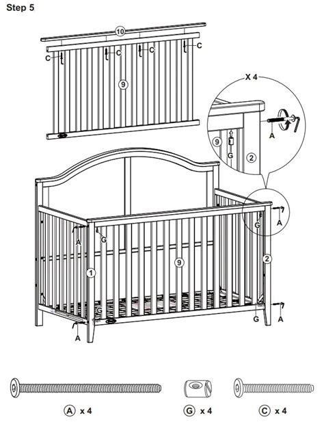 Graco Wilfred In Convertible Crib Instruction Manual