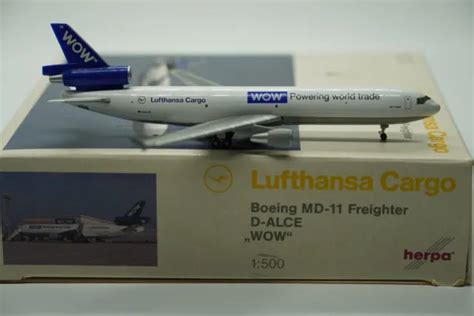 Herpa Wings Lufthansa Cargo Boeing Md Freighter D Alce Wow