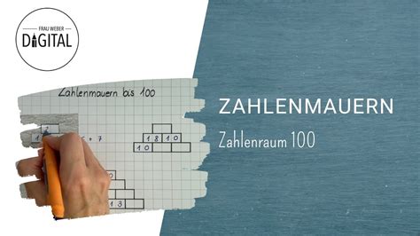 Zahlenmauern Im Zahlenraum 100 Inkl Arbeitsblatt YouTube