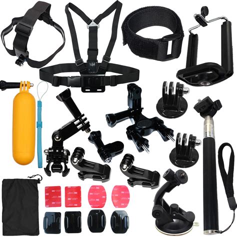 Lotfancy Camera Accessories Kit Bundle Attachments For Gopro Hero