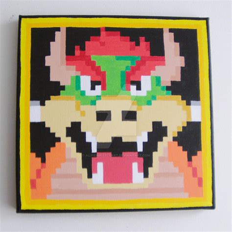 Pixel Bowser Portrait By Alifeinpixelsart On Deviantart