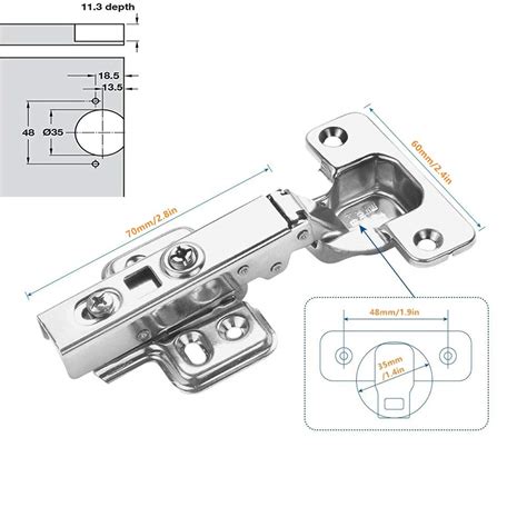 Buy Soft Close Door Hinges Tiberham 110 Degree Self Closing Full