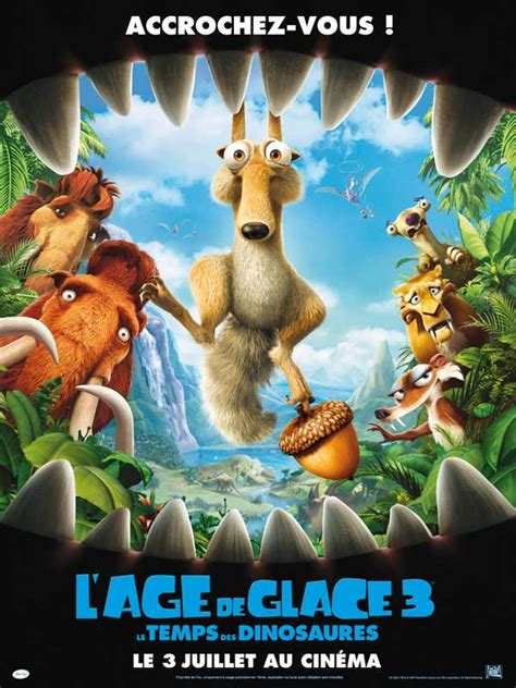 Affiche Du Film L Ge De Glace Le Temps Des Dinosaures Photo