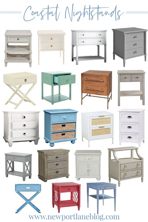 Coastal Style Nightstands | Newport Lane