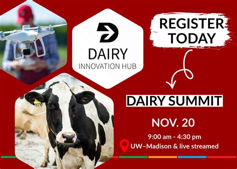 Reminder Dairy Innovation Hub To Host Dairy Summit Nov Ecals