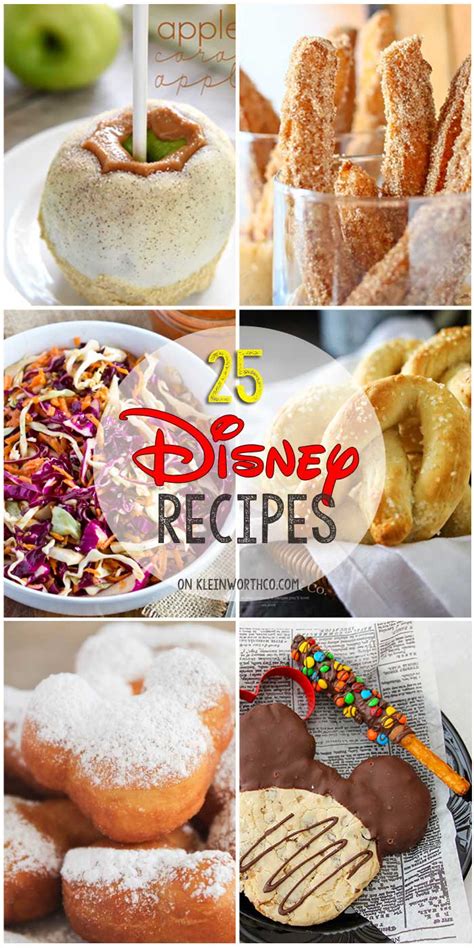 25 Disney Inspired Recipes - Kleinworth & Co