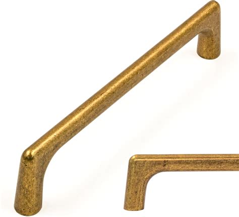 Amerdeco Pack Antique Brass Cabinet Pulls Inch Mm Hole Centers