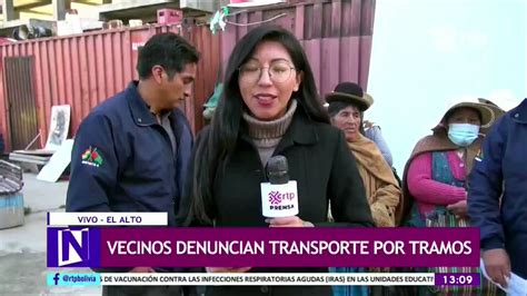 RTP Bolivia on Twitter MóvilRTP Vecinos del distrito 4 de El Alto