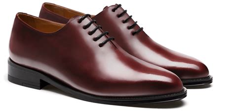 Chaussures Richelieu Whole Cut Cuir Flora Bordeaux