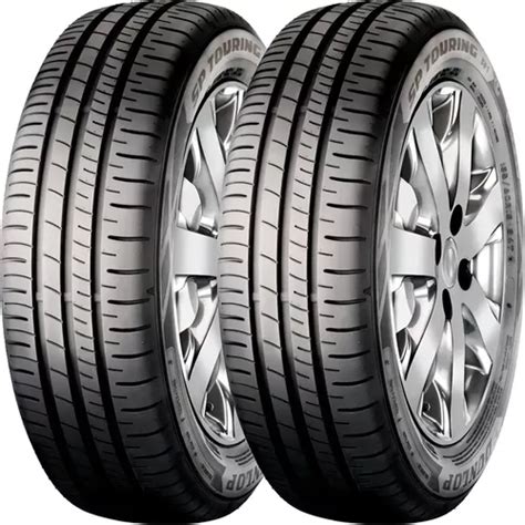 Kit de 2 pneus Dunlop Passeio SP Touring R1 P 185 65R14 86 T Frete grátis