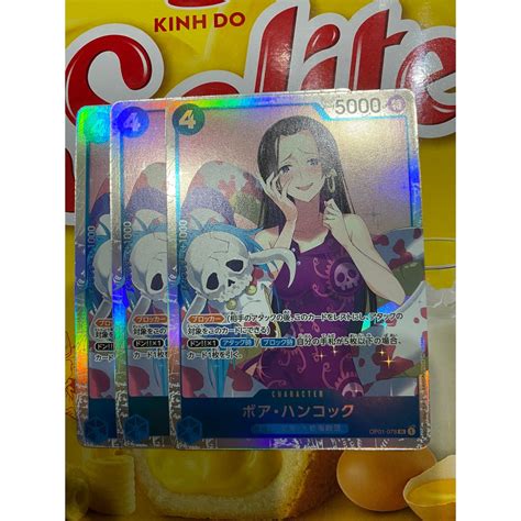 One Piece Game Card X01 Op01 078 Picture Card Sr Character Boa Hancock Shopee Malaysia