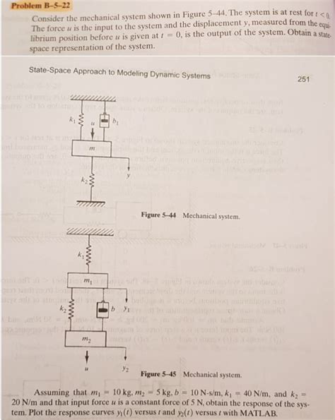 Solved Problem B 5 22 Consider The Mechanical System Shown Chegg