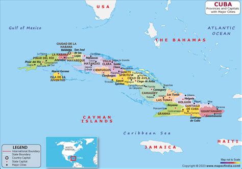 Cuba Map | HD Political Map of Cuba