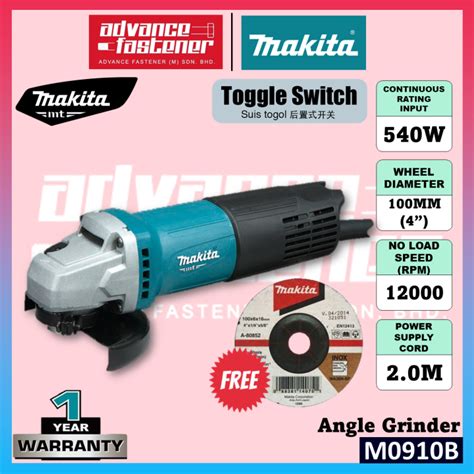 MAKITA MT Series M0910B Angle Grinder 100MM 4 Lazada