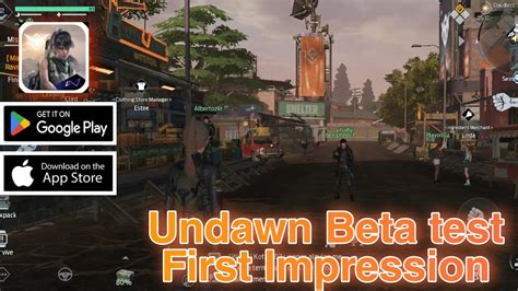 Omg My First Impression Of Undawn Survival Beta Test On Android