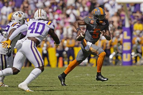 Hooker No 8 Tennessee Too Much For No 25 Lsu 40 13 Ap News