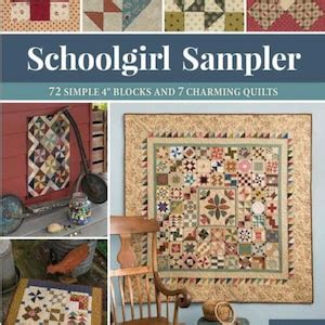 Kathleen Tracy School Girl Sampler Pattern Book 7 Projects Per Book Etsy