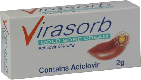 Virasorb Cold Sore Cream Tube Effective Itch Relief 2g Ebay