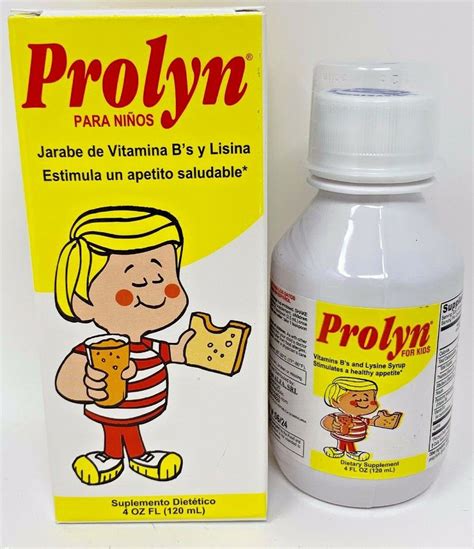 Prolyn Suplemento Alimenticio En Sirope Para Niños 4 Oz For Kids