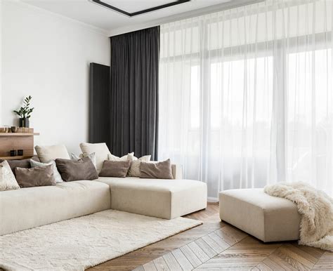 Double Curtains | Sheer and Blockout Curtains | Double S Fold, Pinch Pleat