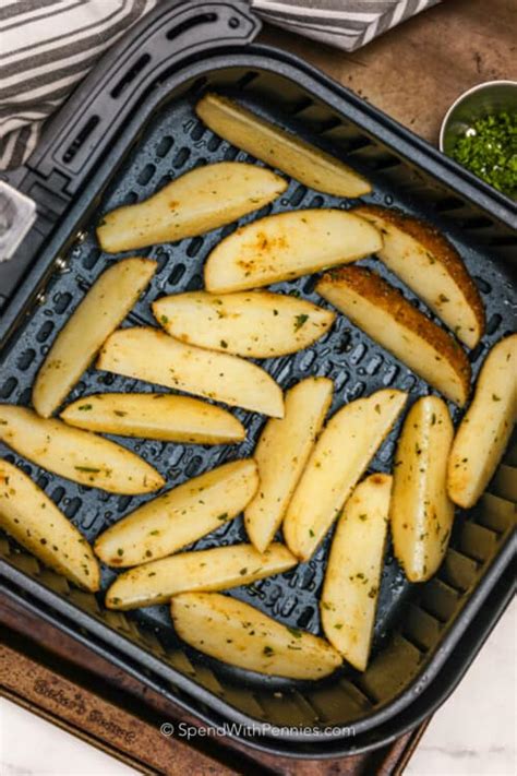 Air Fryer Potato Wedges Spend With Pennies