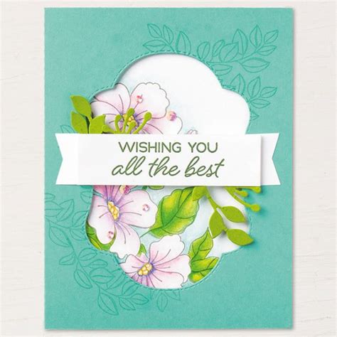 Card Blended Season Wishing You The Best Card Part Stampin Up