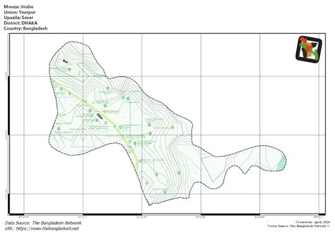 Map Of Jiraba Mouza Savar Dhaka