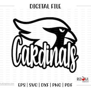 Cardinal Svg, Cardinals Svg, Cardinal, Cardinals, Team, Mascot, School, Svg, Dxf, Eps, Png, Pdf ...