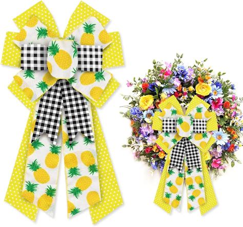 Amazon Hying Large Summer Bows For Wreath Spring Summer Wreath