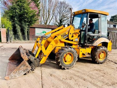 JCB 2CX AIR MASTER 4WD LOADING SHOVEL C W 4 WHEEL STEER SIDE TIP