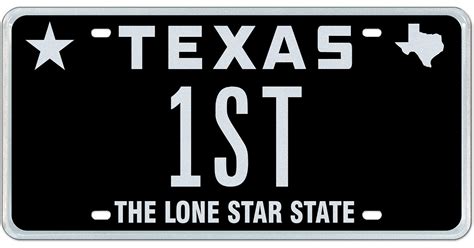 Classic Black was Texas' #1 Selling Plate in 2023! My Plates ran the ...