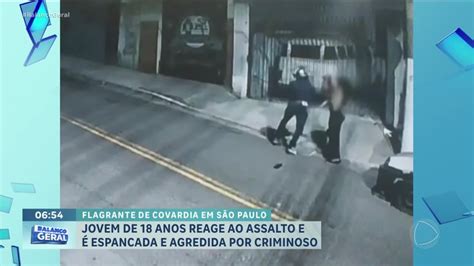 Jovem Reage A Assalto E Acaba Espancada Pelo Criminoso 180graus O