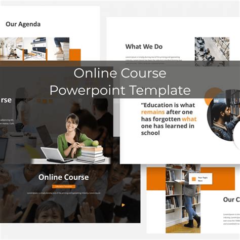 Online Course Powerpoint Template Masterbundles