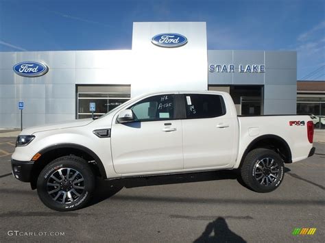 2019 White Platinum Tri Coat Ford Ranger Lariat Supercrew 4x4