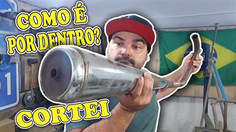 Como é Um Escapamento de Moto por Dentro YouTube