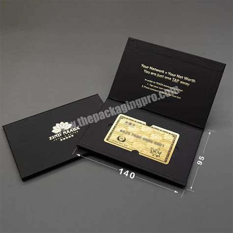 luxury black cardbox vip card box packaging vip credit business card ...