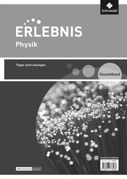 Erlebnis Physik Ausgabe 2016 für Rheinland Pfalz Tipps und Lösungen