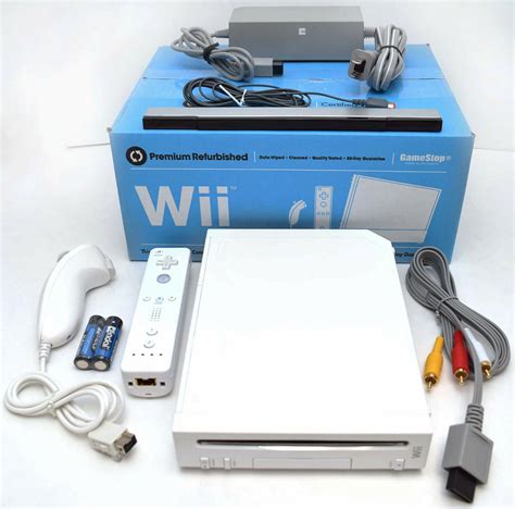 Nintendo Wii WHITE Video Game Console System Bundle Online RVL 001