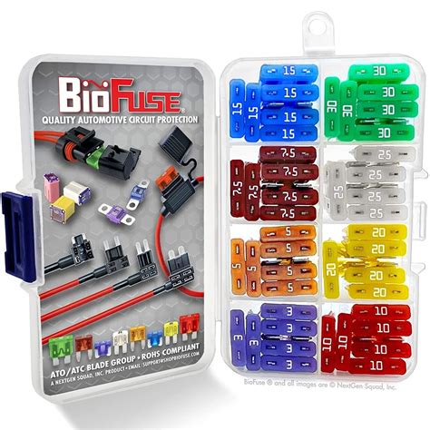 BioFuse Standard ATO 56 Piece Blade Fuse Assortment AUTO CAR TRUCK