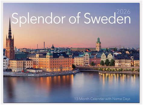 2026 Splendor of Sweden Calendar – Open House Imports