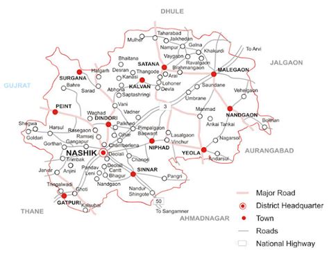 Talukas in Nashik District | Nashik District Map | Maharashtra Villages ...