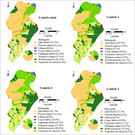 Mapas De Uso E Ocupa O Do Solo Na Bacia Hidrogr Fi Ca Do Ribeir O Do