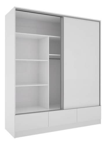 Placard Orlandi Premium Color Blanco De Mdp Con Puertas