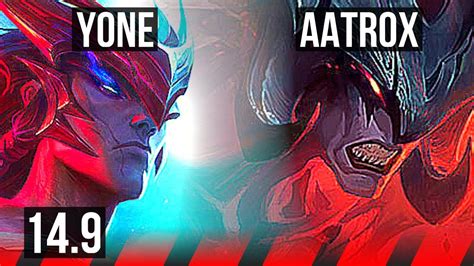 Yone Vs Aatrox Top Rank 5 Yone 5 1 5 Rank 14 Na Challenger 14