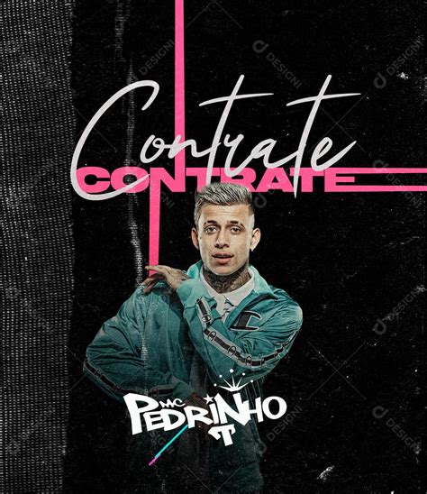 Flyer Contrate Mc Pedrinho Show Social Media Psd Editável Download