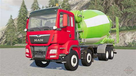 MAN TGS Concrete Mixer Para Farming Simulator 2017