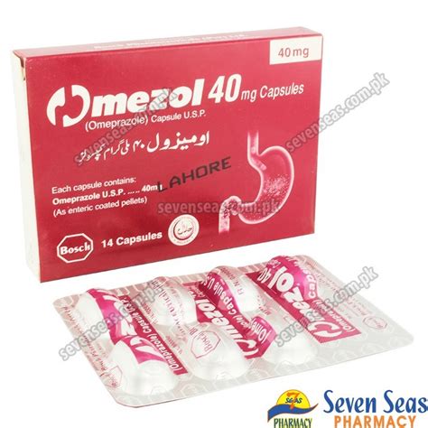 OMEZOL CAP 40MG 2X7 Seven Seas Pharmacy Pakistan Online Pharmacy