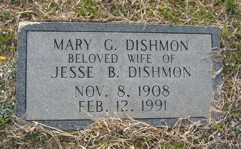 Mary Ellen Gammon Dishmon Find A Grave Memorial