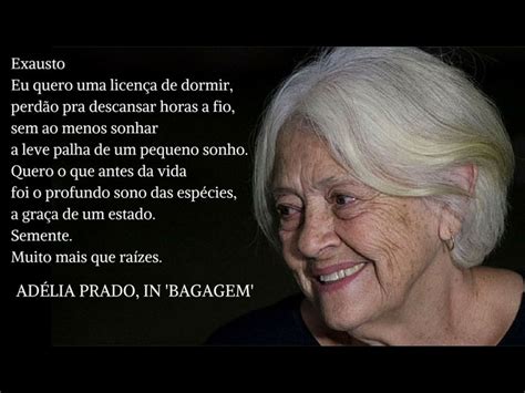 Ad Lia Prado Cita O Adelia Prado Frases Li O De Vida Ora Es